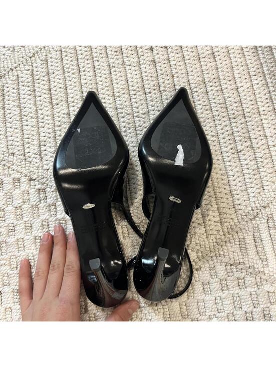 Tony Bianco Charlotte Slingback Pump in Black Patent - Picture 5 of 6